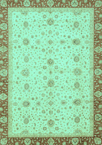 Oriental Turquoise Modern Rug, abs3648turq