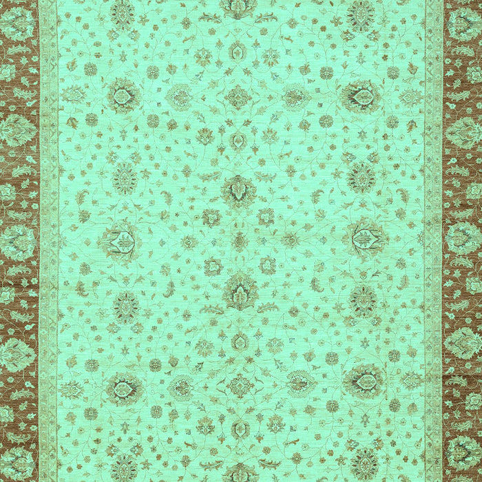Oriental Turquoise Modern Rug, abs3648turq