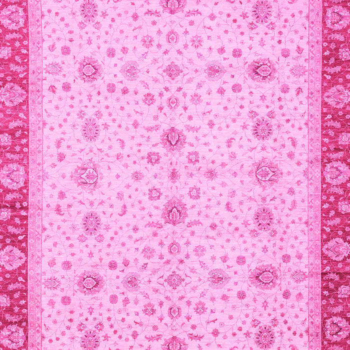 Machine Washable Oriental Pink Modern Rug, wshabs3648pnk