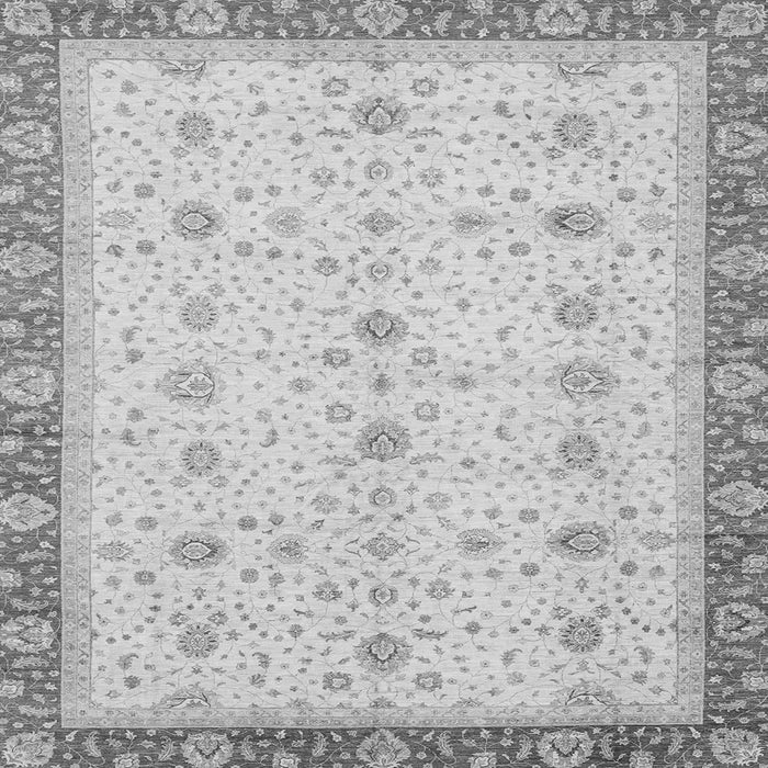 Square Oriental Gray Modern Rug, abs3648gry