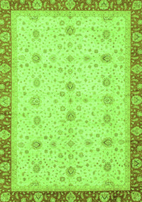 Oriental Green Modern Rug, abs3648grn