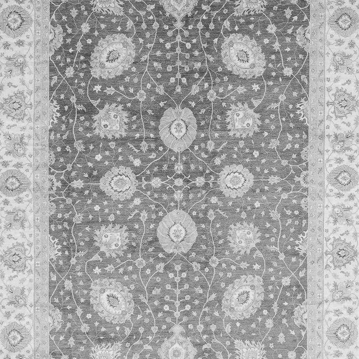 Machine Washable Oriental Gray Traditional Rug, wshabs3649gry