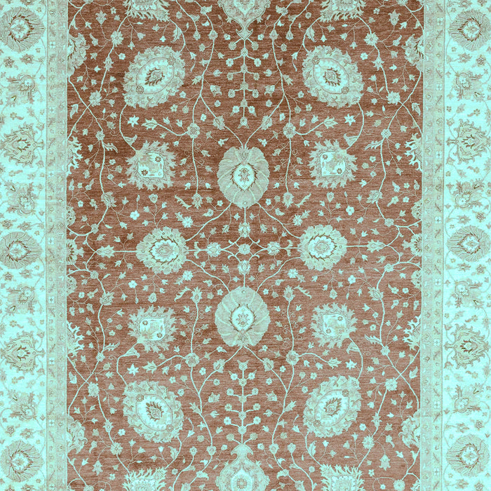 Oriental Light Blue Traditional Rug, abs3649lblu