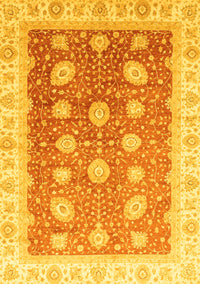 Oriental Yellow Traditional Rug, abs3649yw