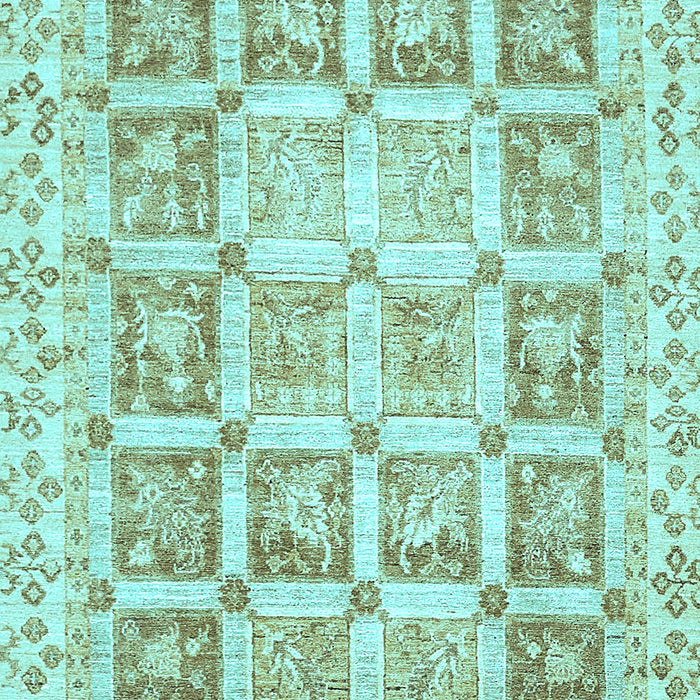 Abstract Light Blue Modern Rug, abs364lblu