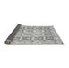 Sideview of Abstract Gray Modern Rug, abs364gry