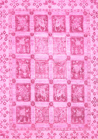 Abstract Pink Modern Rug, abs364pnk