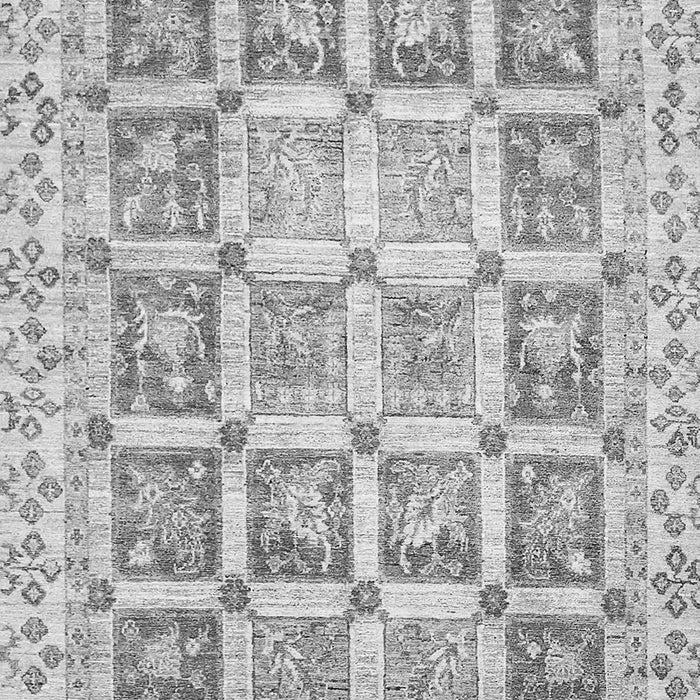 Machine Washable Abstract Gray Modern Rug, wshabs364gry