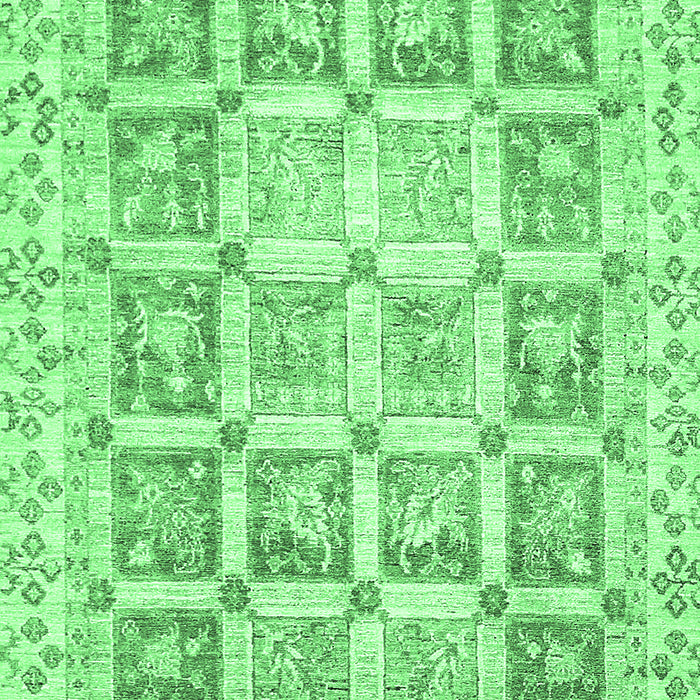 Abstract Emerald Green Modern Rug, abs364emgrn