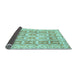 Sideview of Abstract Light Blue Modern Rug, abs364lblu