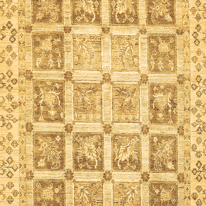 Abstract Brown Modern Rug, abs364brn