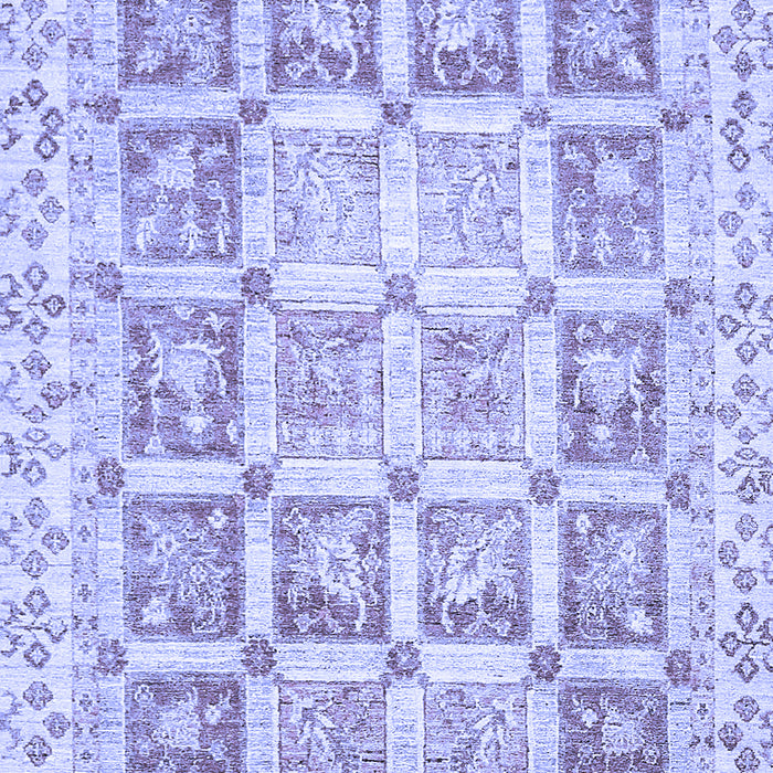 Abstract Blue Modern Rug, abs364blu