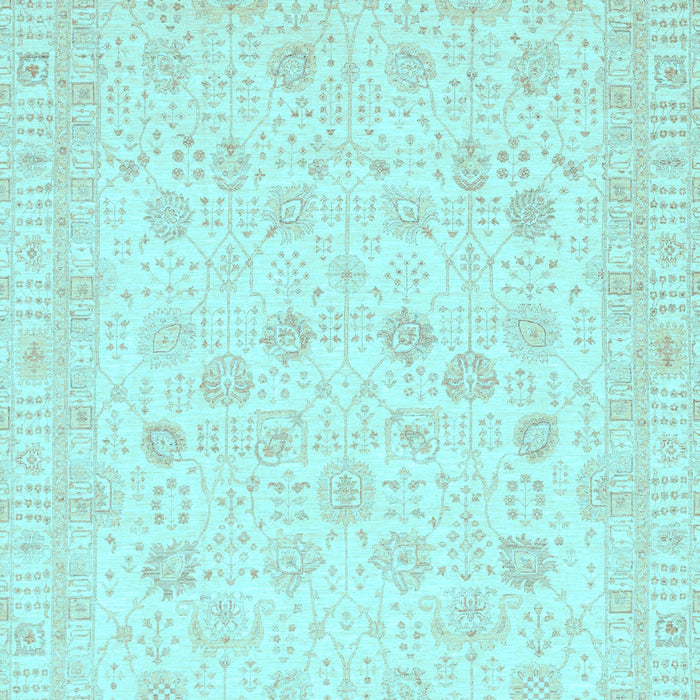 Oriental Light Blue Traditional Rug, abs3650lblu