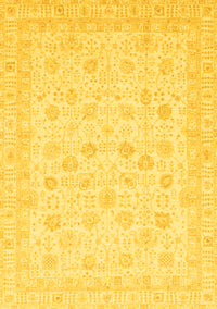 Oriental Yellow Traditional Rug, abs3650yw