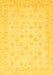 Oriental Yellow Traditional Rug, abs3650yw