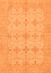 Abstract Orange Modern Rug, abs3651org