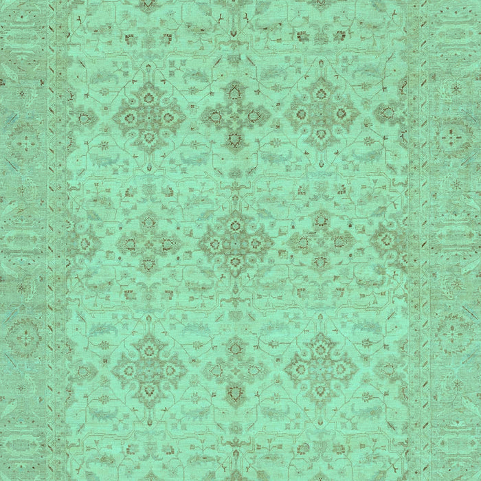 Machine Washable Abstract Turquoise Modern Area Rugs, wshabs3651turq