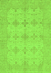 Abstract Green Modern Rug, abs3651grn