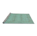 Sideview of Machine Washable Abstract Light Blue Modern Rug, wshabs3651lblu