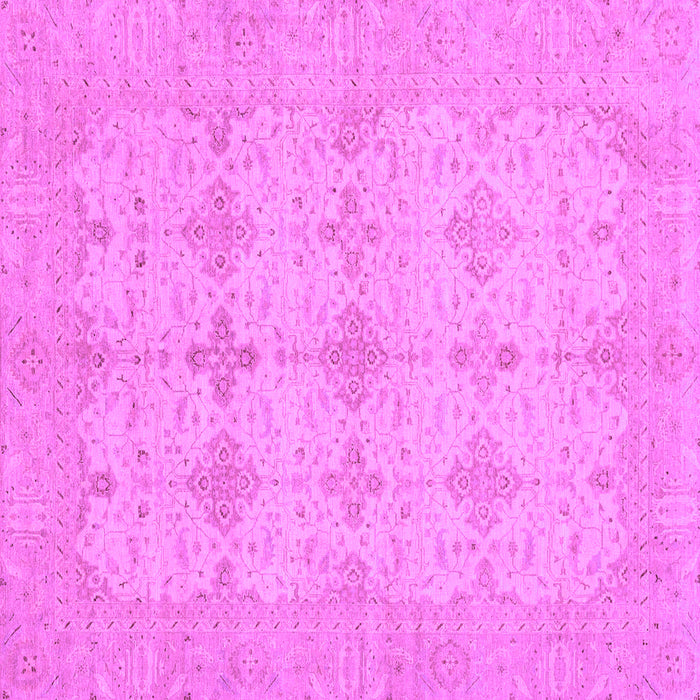 Square Machine Washable Abstract Purple Modern Area Rugs, wshabs3651pur