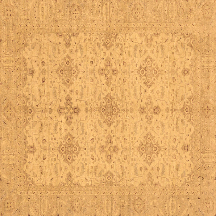 Square Abstract Brown Modern Rug, abs3651brn