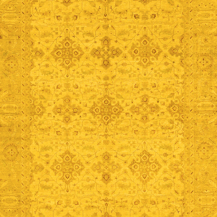 Machine Washable Abstract Yellow Modern Rug, wshabs3651yw