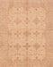 Abstract Mango Orange Modern Rug, abs3651