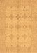 Machine Washable Abstract Brown Modern Rug, wshabs3651brn