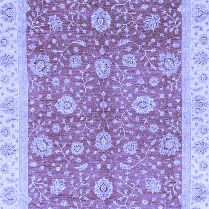 Machine Washable Oriental Blue Traditional Rug, wshabs3652blu