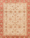 Abstract Indian Saffron Orange Oriental Rug, abs3653