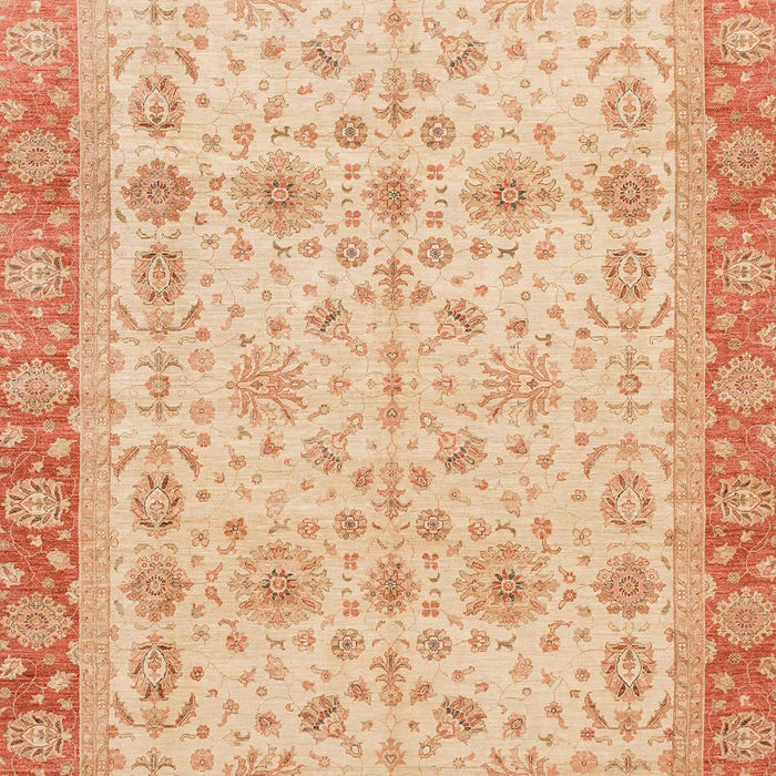 Abstract Indian Saffron Orange Oriental Rug, abs3653