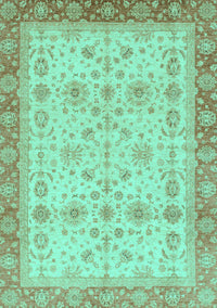 Oriental Turquoise Traditional Rug, abs3653turq