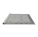 Sideview of Machine Washable Oriental Gray Traditional Rug, wshabs3653gry