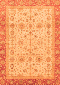 Oriental Orange Traditional Rug, abs3653org