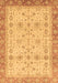 Machine Washable Oriental Brown Traditional Rug, wshabs3653brn