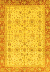 Oriental Yellow Traditional Rug, abs3653yw