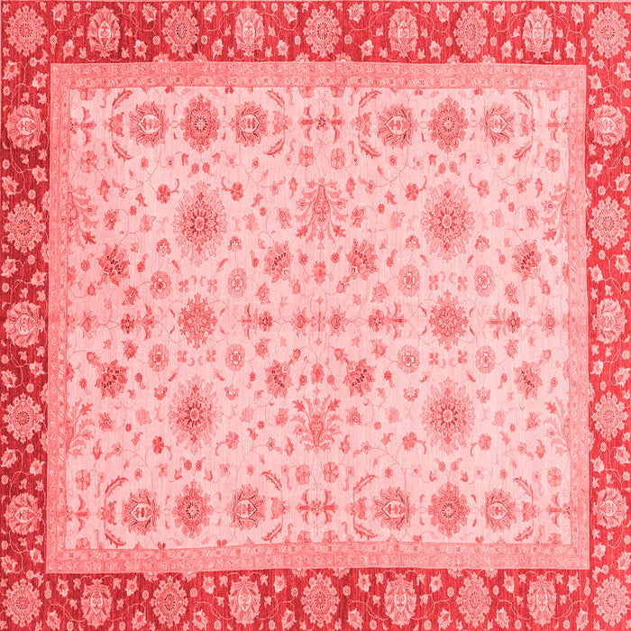 Machine Washable Abstract Red Modern Rug, wshabs3654red