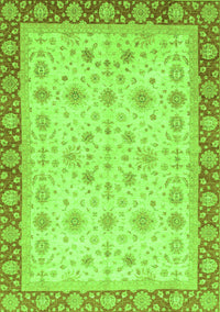 Abstract Green Modern Rug, abs3654grn