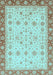 Machine Washable Abstract Light Blue Modern Rug, wshabs3654lblu