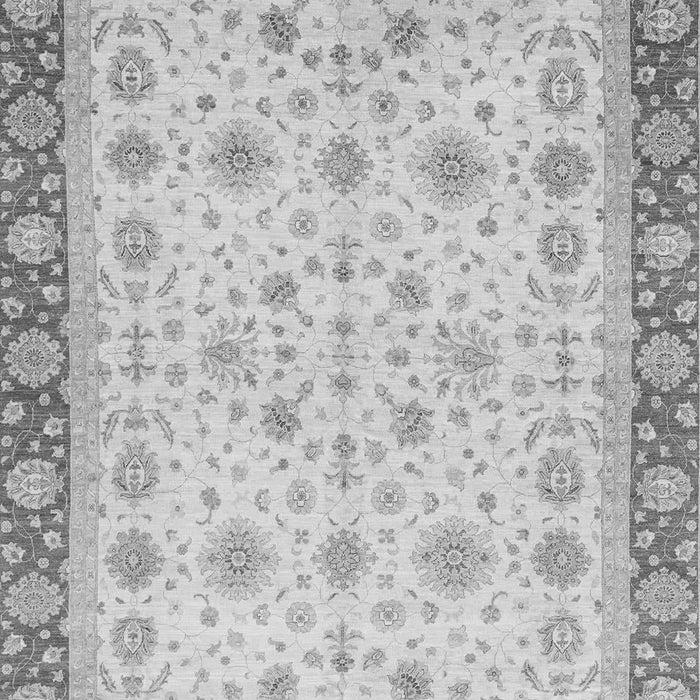 Machine Washable Abstract Gray Modern Rug, wshabs3654gry