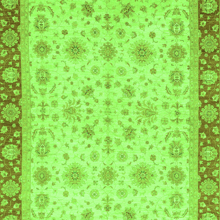 Machine Washable Abstract Green Modern Area Rugs, wshabs3654grn