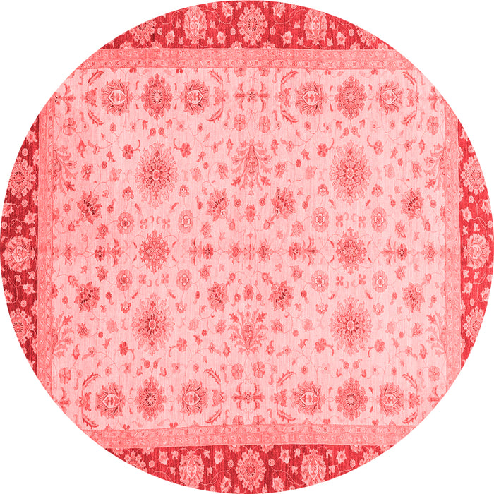 Machine Washable Abstract Red Modern Rug, wshabs3654red