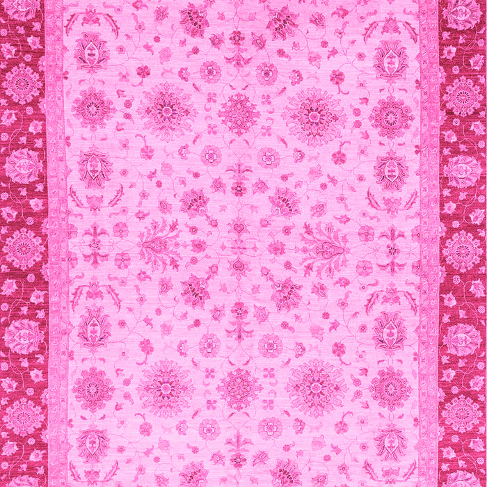 Machine Washable Abstract Pink Modern Rug, wshabs3654pnk