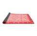 Abstract Red Modern Area Rugs