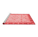 Modern Red Washable Rugs