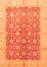 Oriental Orange Traditional Rug, abs3655org