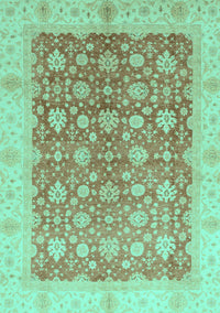 Oriental Turquoise Traditional Rug, abs3655turq