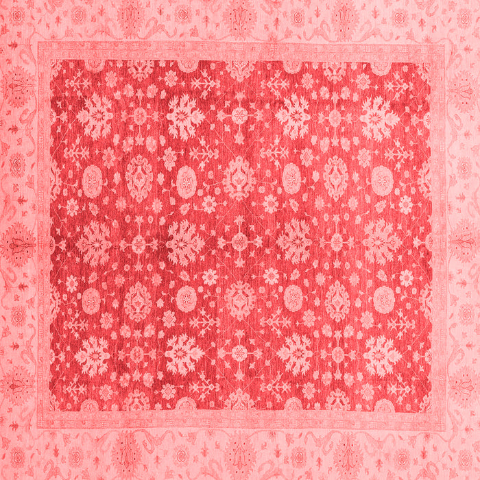 Machine Washable Oriental Red Traditional Rug, wshabs3655red