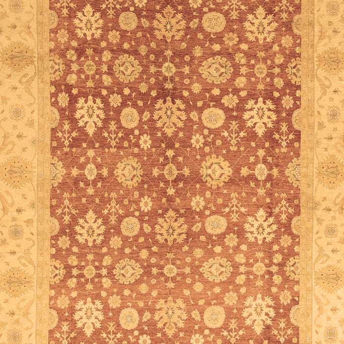 Machine Washable Oriental Brown Traditional Rug, wshabs3655brn