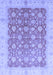 Machine Washable Oriental Blue Traditional Rug, wshabs3655blu